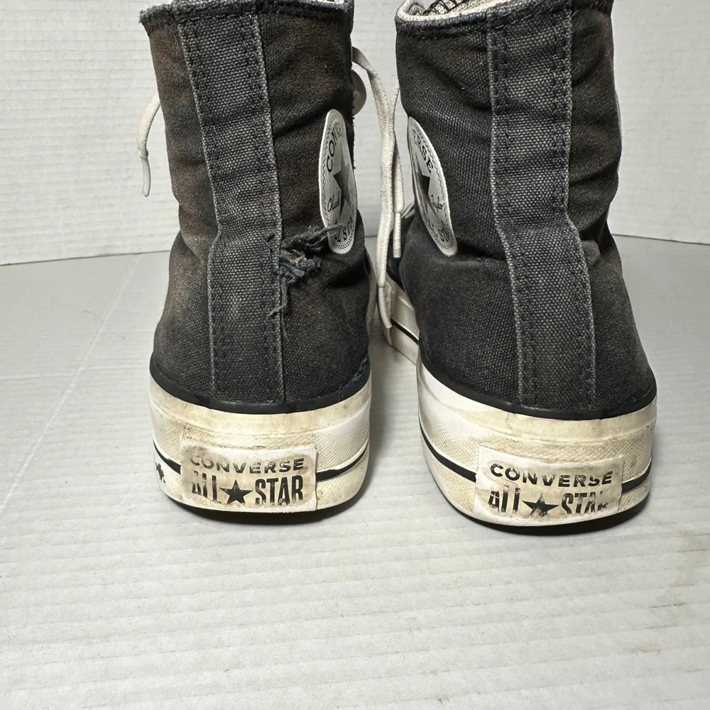 CONVERSE CHUCK TAYLOR HIGH TOP Platform  M-6.5 W 8.5 Grunge Chunky HeelVintage